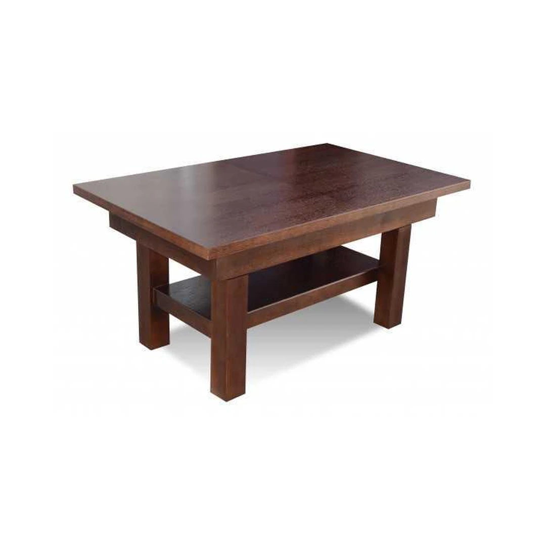 Natūralios medienos stalas S 37 su prailginamu stalviršiu