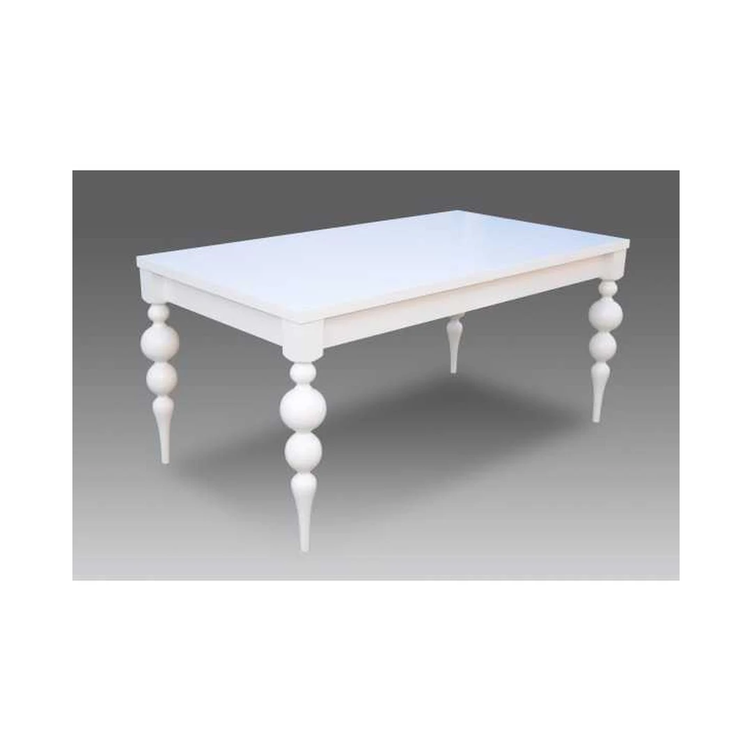 Natūralios medienos stalas S 38 su prailginamu stalviršiu