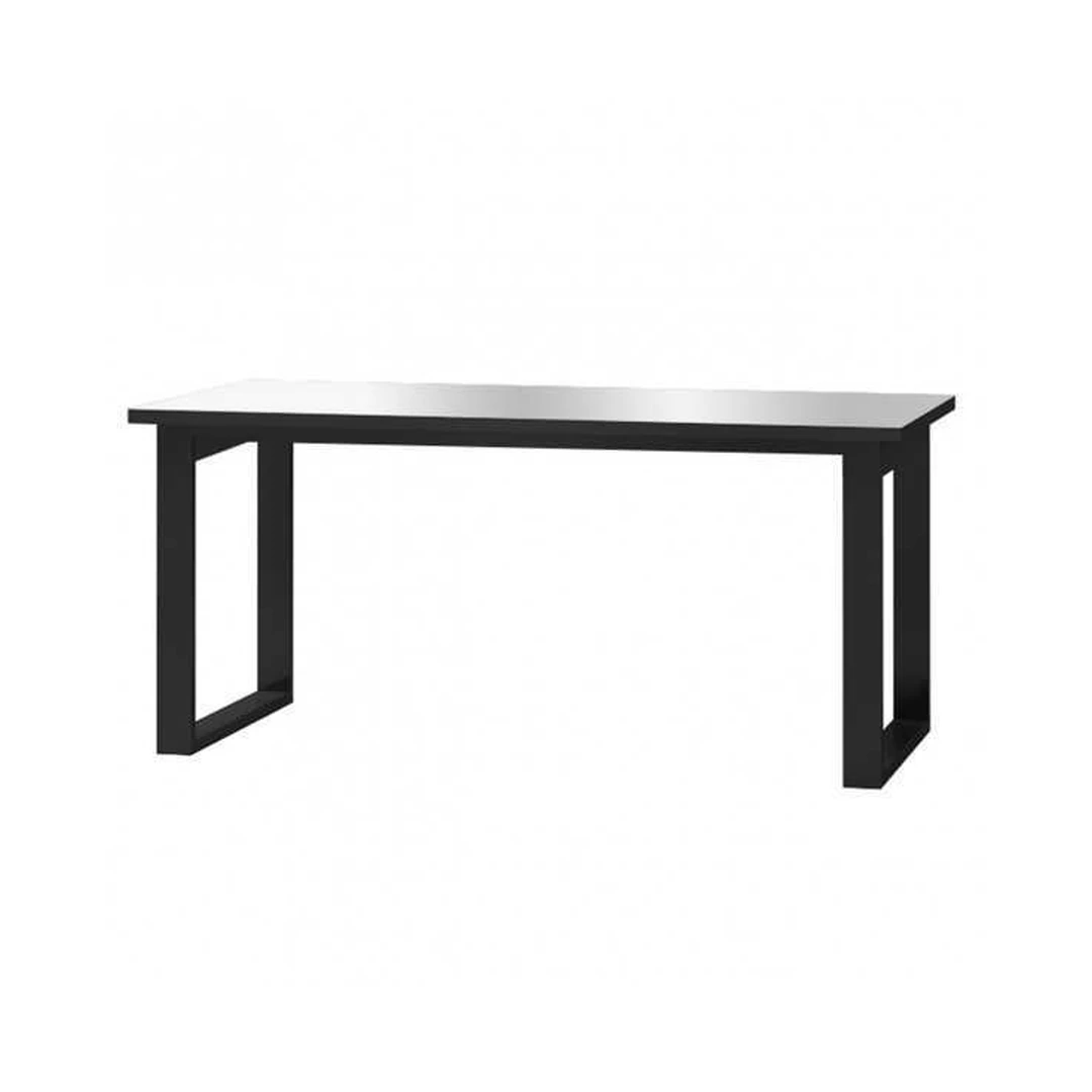 Erdvus juodos ir pilkos spalvos stiklinis spintos modelis