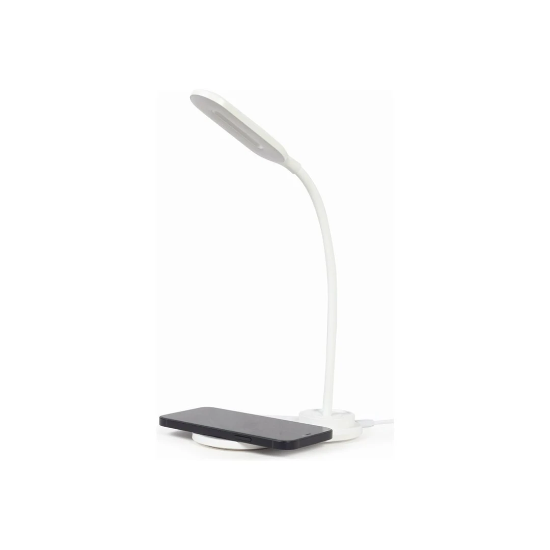 Stalinė LED lempa Gembird TA-WPC10-LED-01-W, 10 W belaidis įkrovimas - Staliniai šviestuvai