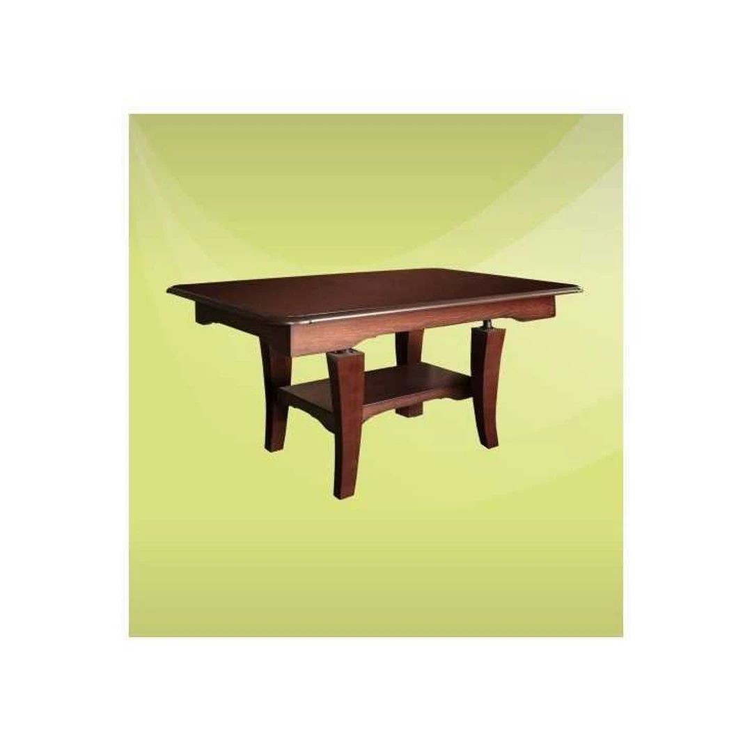 Reguliuojamas aukščio stalas ZAFIR-01 su natūraliu medžio lukštu