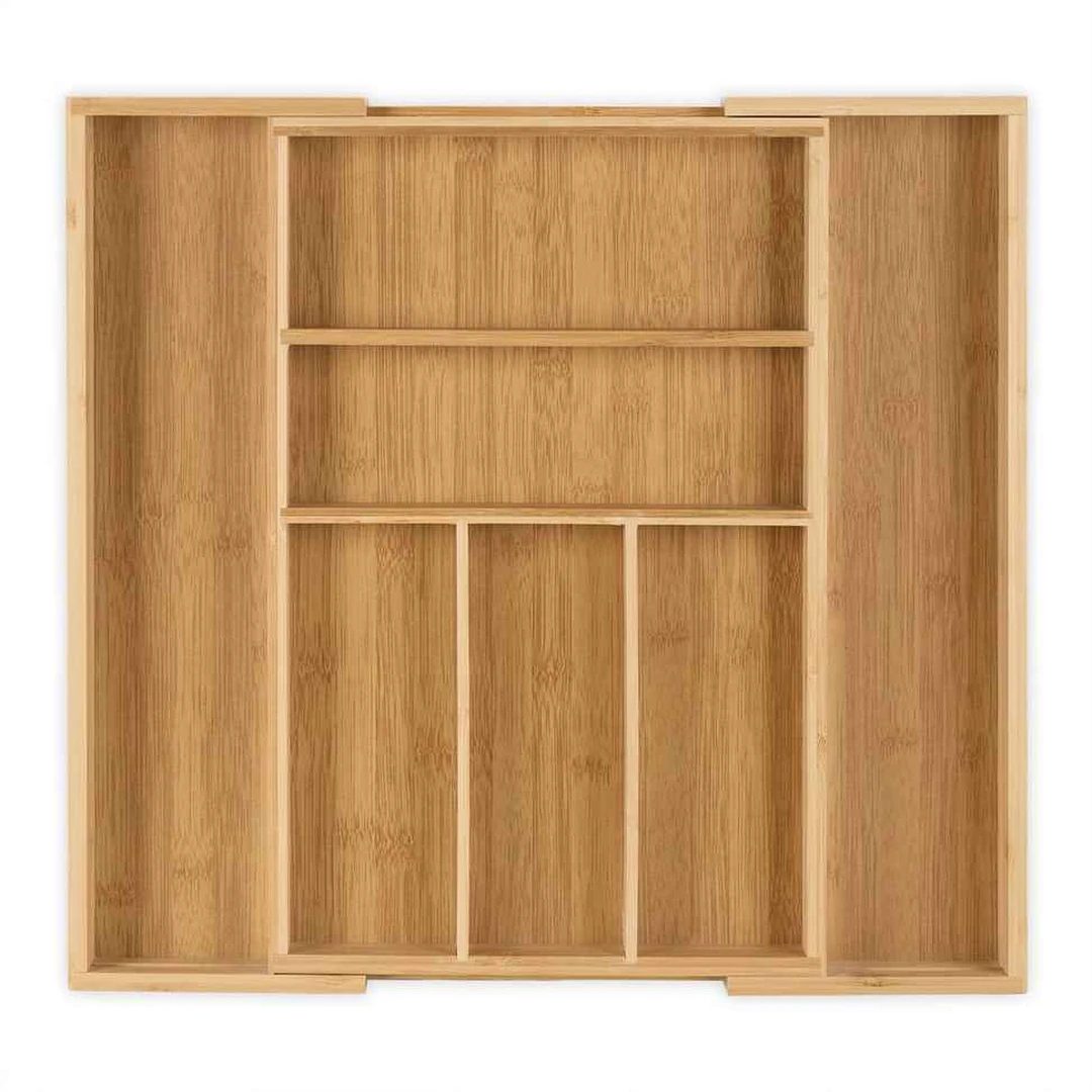 Stalo Įrankių Padėklas 5x30x46cm Šviesiai Rudas