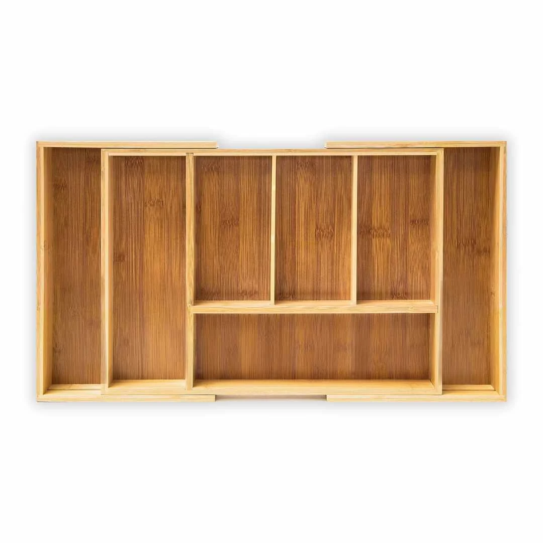 Stalo įrankių padėklas 5x37x28cm., šviesiai rudos spalvos - Vežimėliai, lentynos, priedai