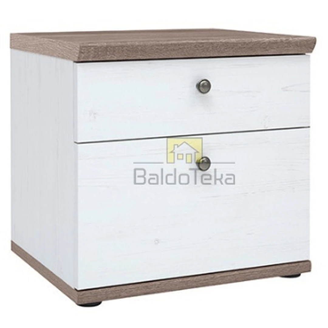 Komoda STOCKHOLM – pušis Anderson, tamsus ąžuolas