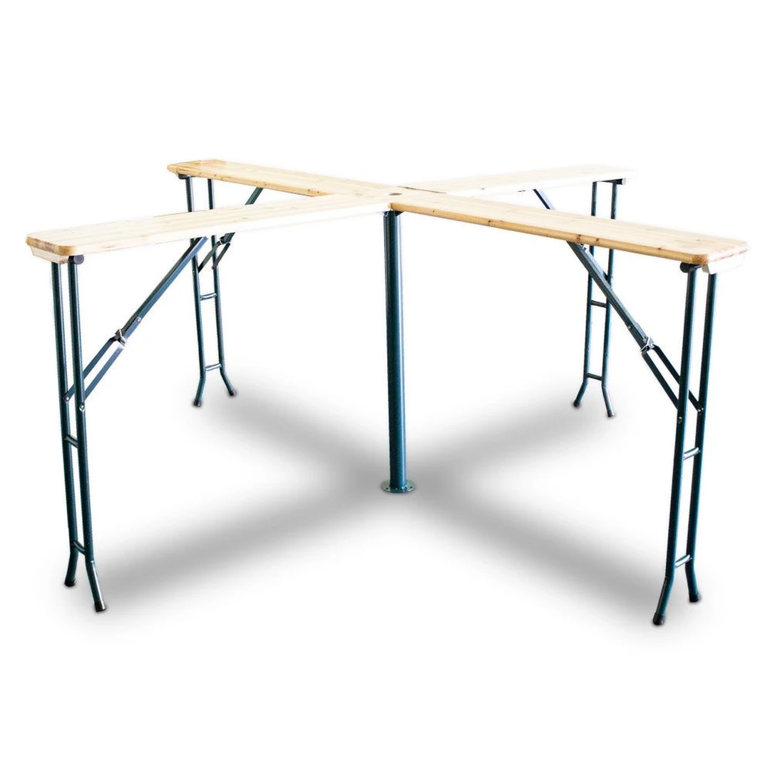 Sulankstomas lauko stalas Bituxx, iki 20 asmenų, 241 × 241 × 103 cm - Stalai