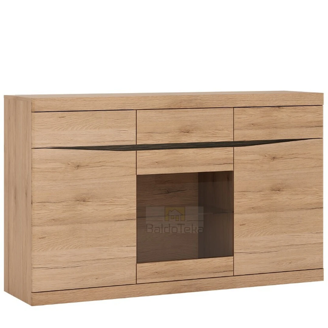 Styliška spinta su tylaus uždarymo sistema ir frezuotomis rankenėlėmis