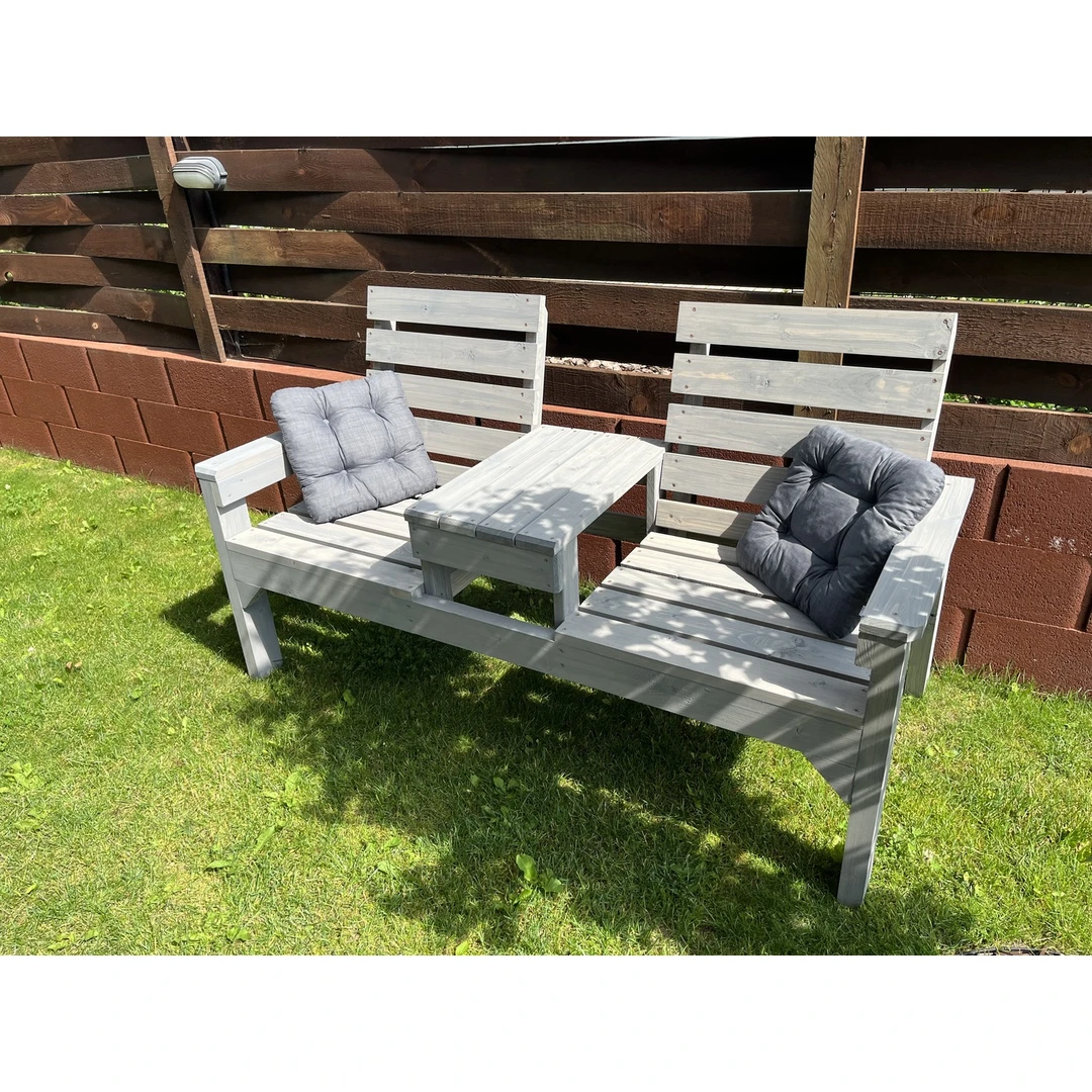 Ekologiškas suolas iš sausos medienos – pasirinkite spalvą!