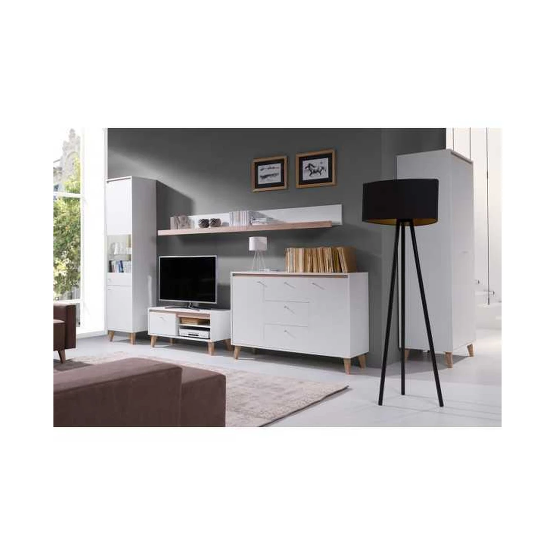 Moderni 2D drabužių spinta su LED apšvietimu