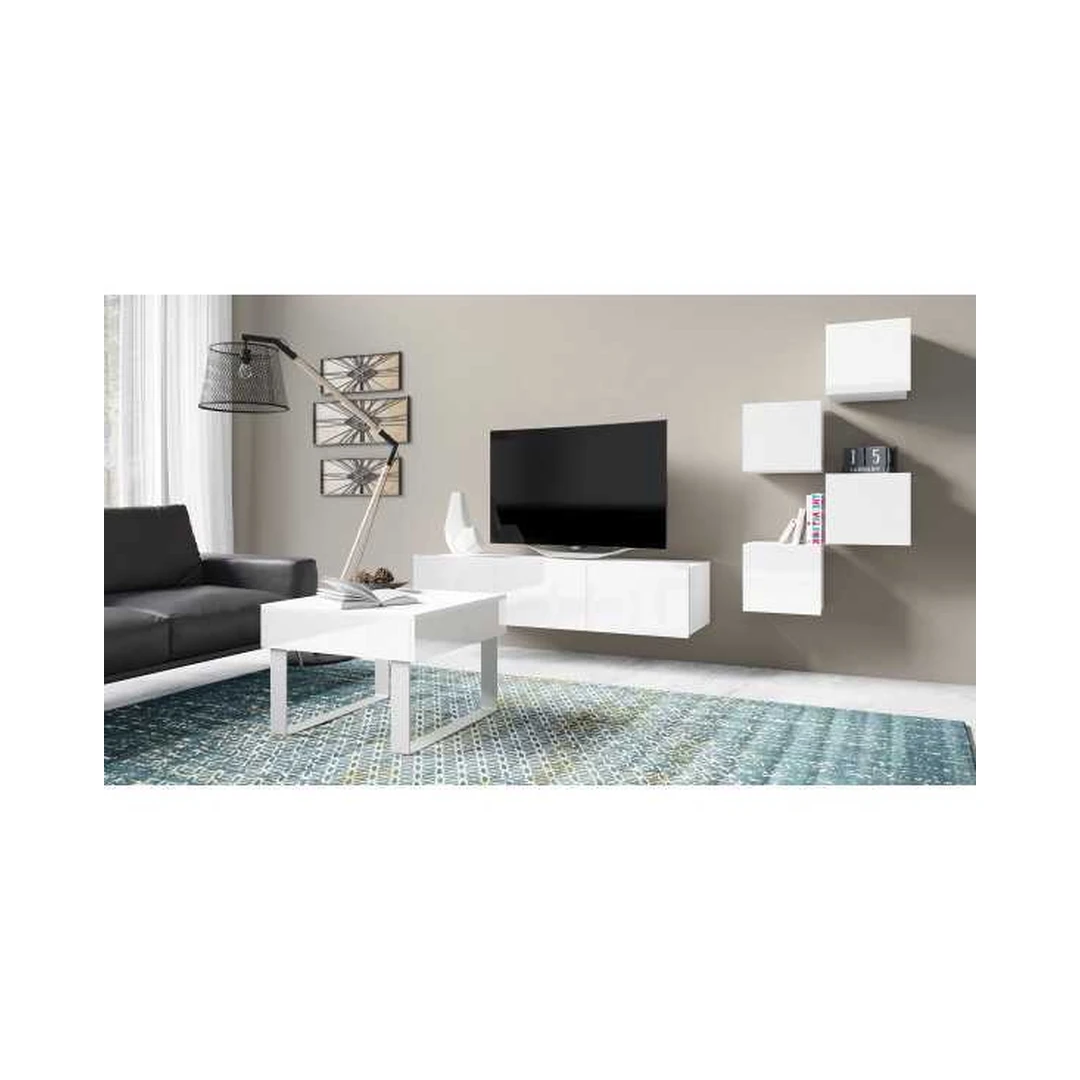 Šiuolaikinė RTV spintelė su LED apšvietimu