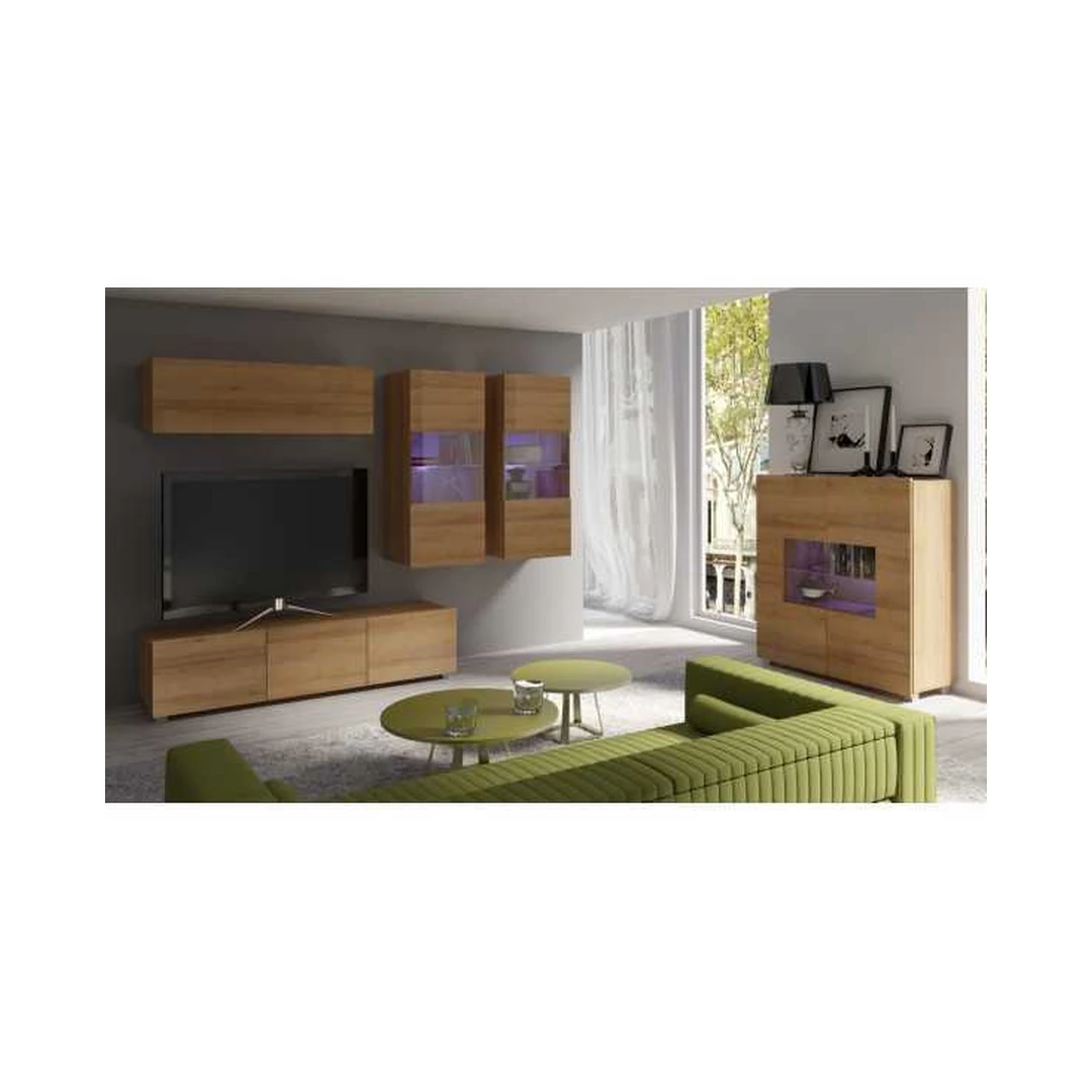 Modernus baldų rinkinys su LED apšvietimu