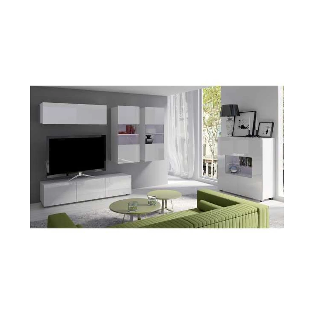 Šiuolaikiškas baldų rinkinys su LED apšvietimu