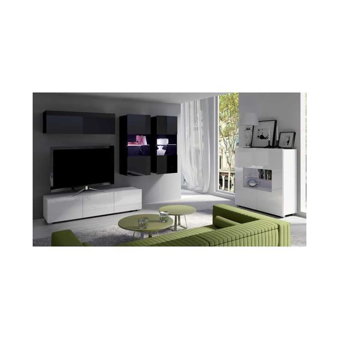 Modernus baldų komplektas su LED apšvietimu