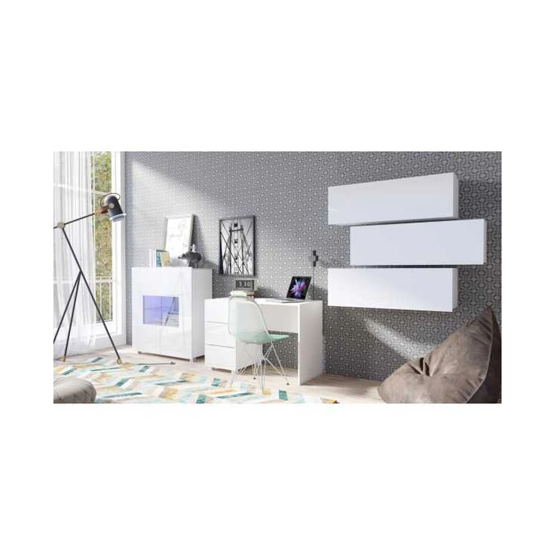 Šiuolaikiškas baldų rinkinys su LED apšvietimu