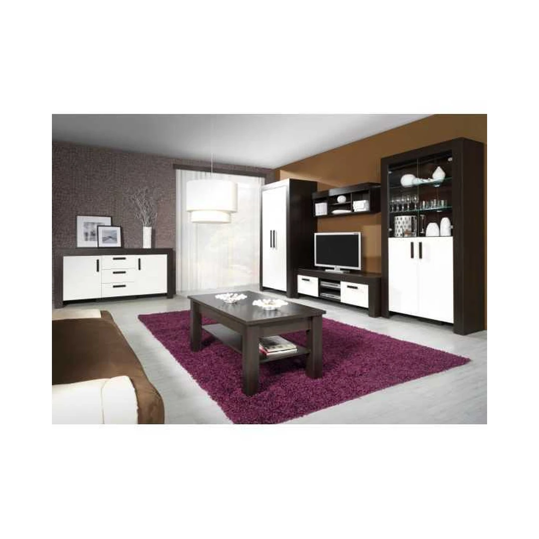 2D CEZAR CZ2 drabužių spinta su LED apšvietimu