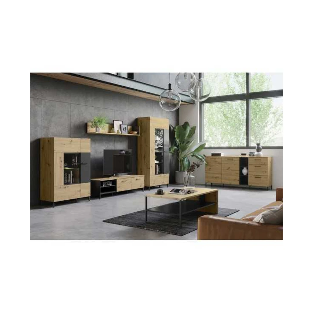 Moderni LUCAS LC02 vitrina – erdvė stilingiems akcentams