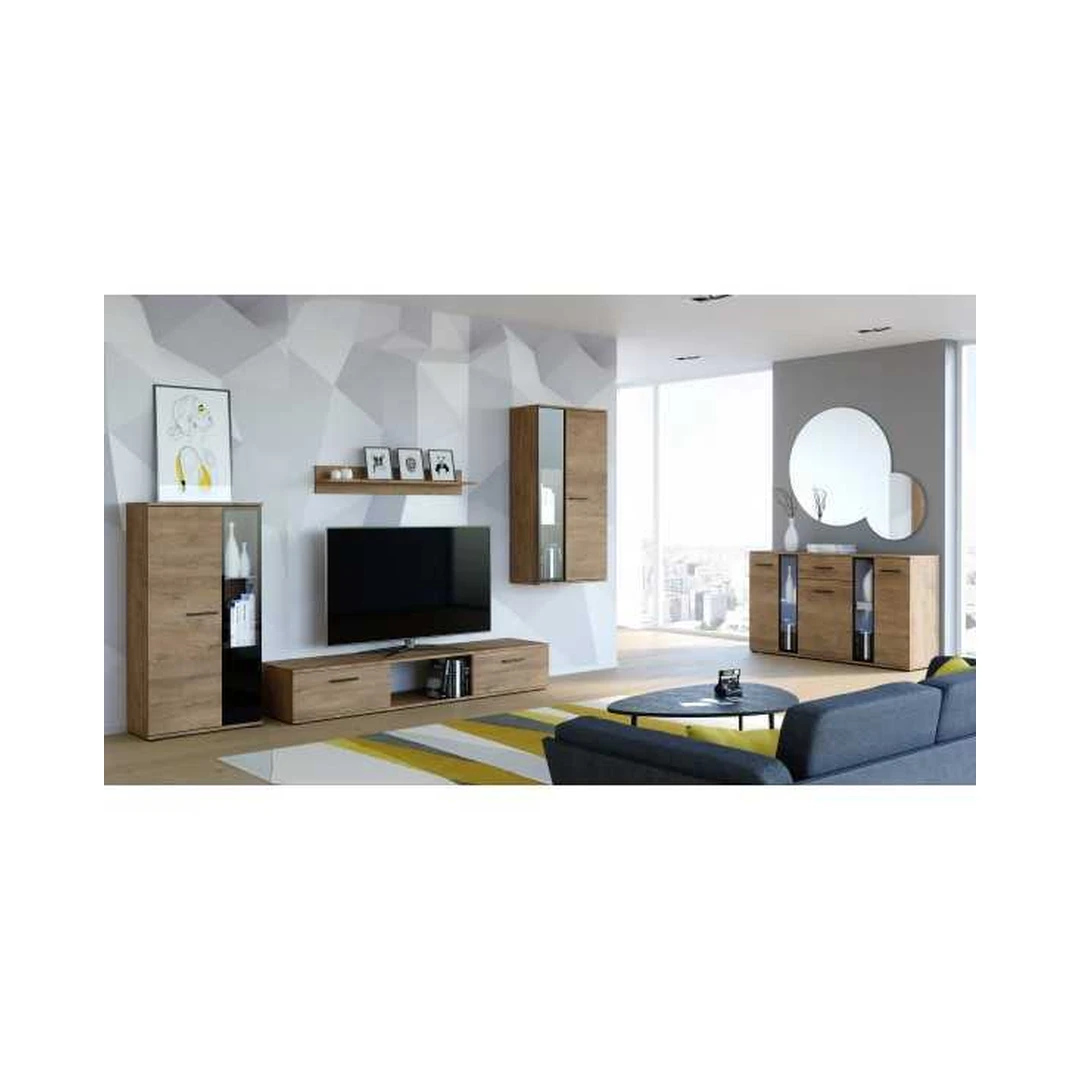 Šiuolaikiškas sieninis blokas su LED apšvietimu