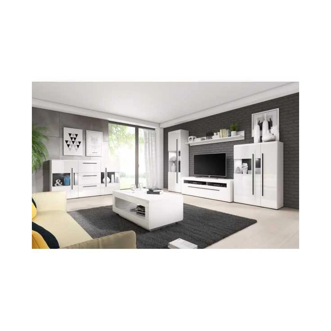 Moderni komoda TU28 su stiklo įterpiais