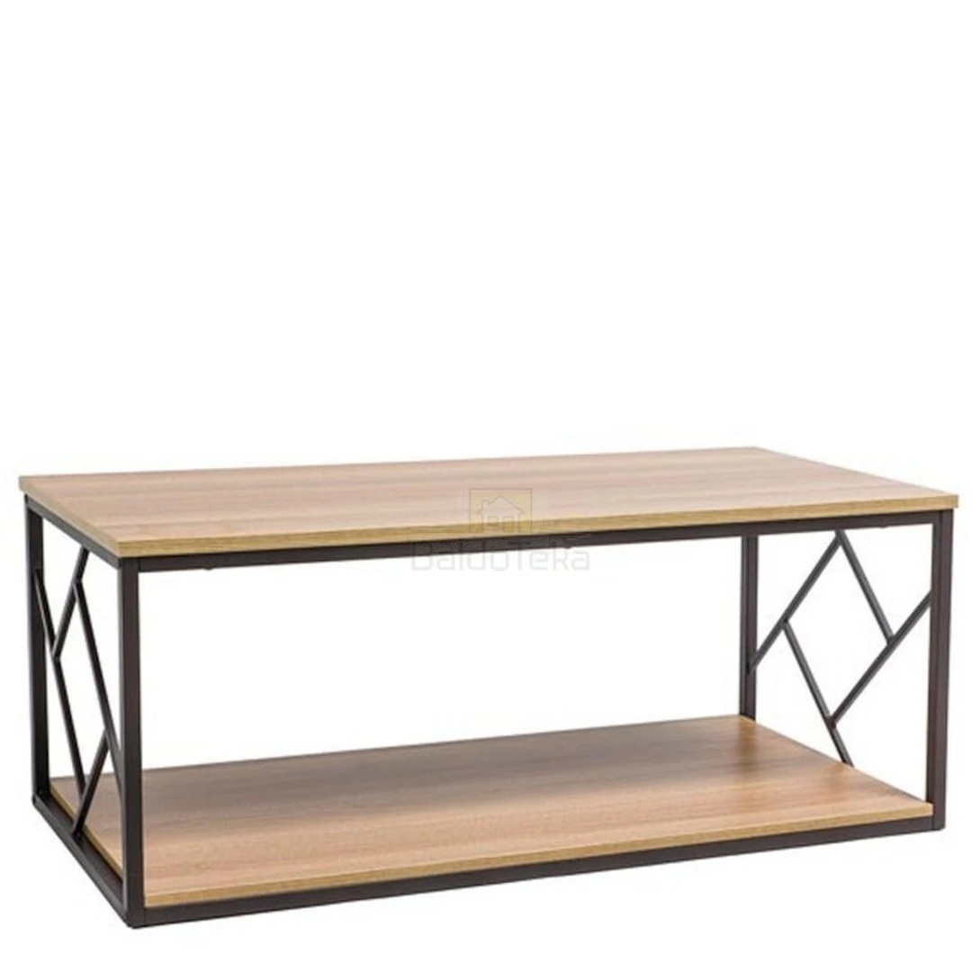 Šiuolaikiška spintelė ąžuolo ir tamsios rudos spalvos