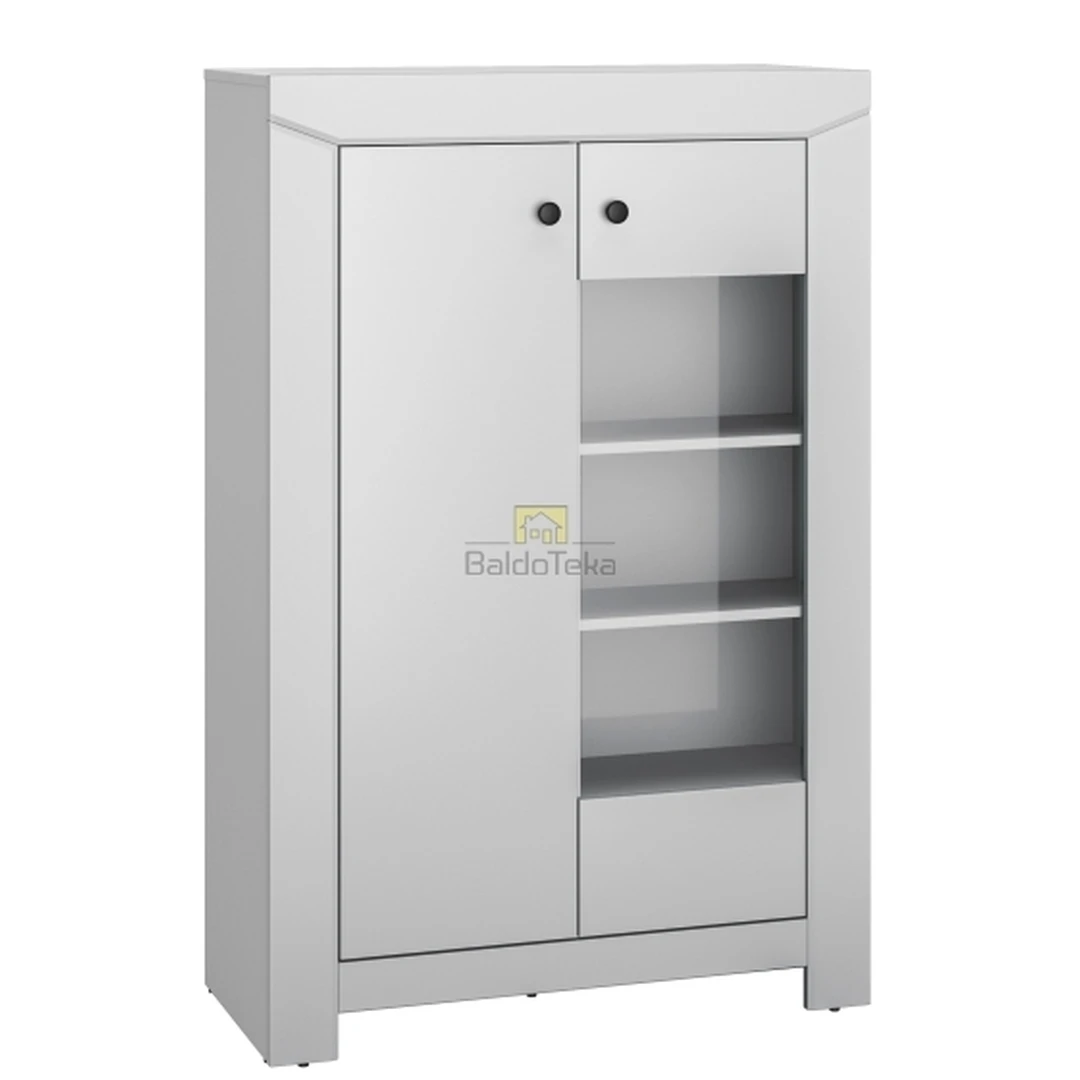 Stilingas sidabrinis spintos stalas su LMDP/MDF/ABS medžiaga