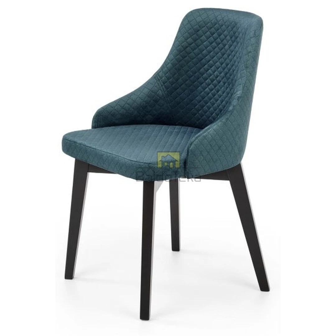 Elegantiška tamsiai žalia velvetinė kušetė su natūraliu buku