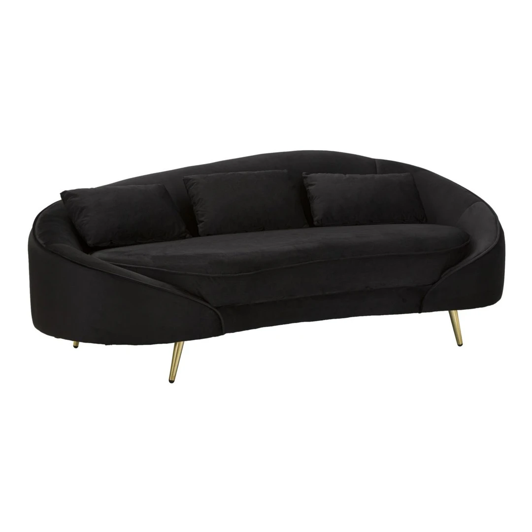 Trijų vietų sofa Oslo, 3 pagalvėlės, 185 × 68 × 84 cm - Sofos