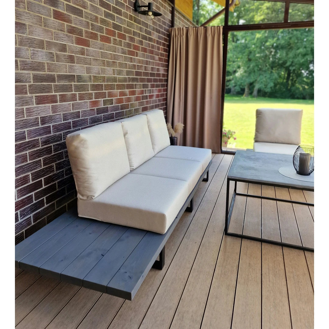 Trivietė lauko sofa ¦ COMFORT - Foteliai, sofos