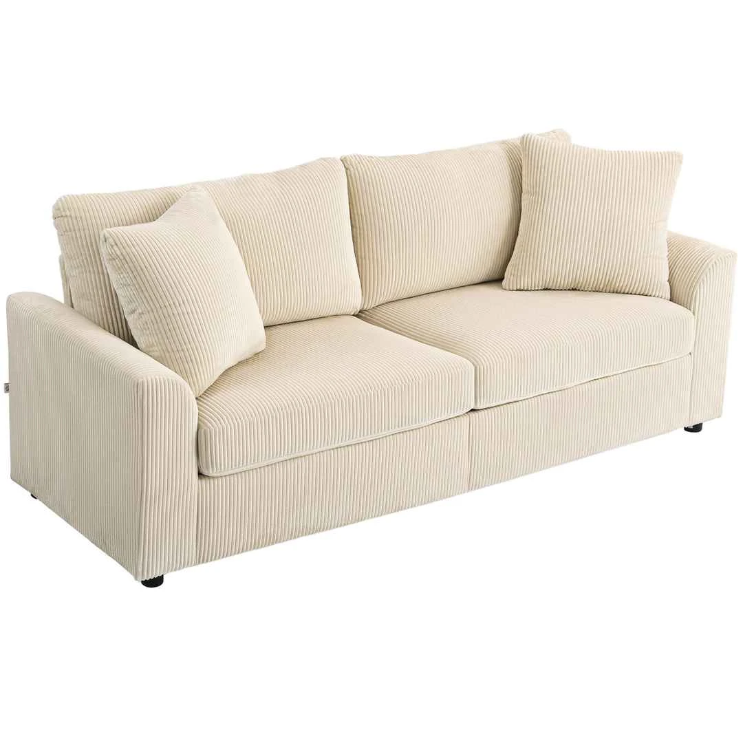 Trivietė sofa, 3 vietų, 212 × 80 × 88 cm - Sofos