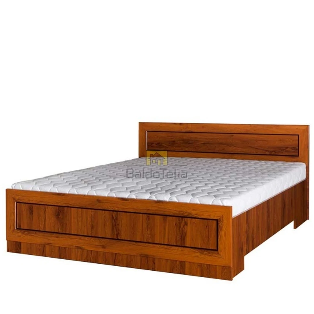 Šviesi Sanremo 160×200 cm lova su grotelėmis