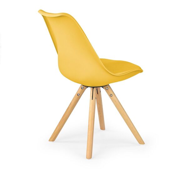 Valgomojo kėdė HA1697, geltona - Kėdės