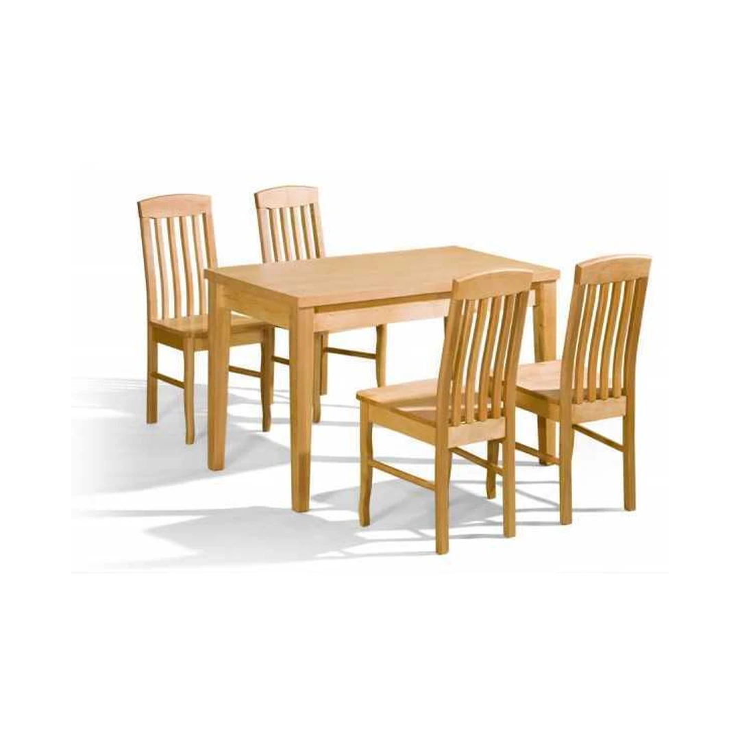 Prailginamas medinis stalas 70x120 cm, spalva alksnis