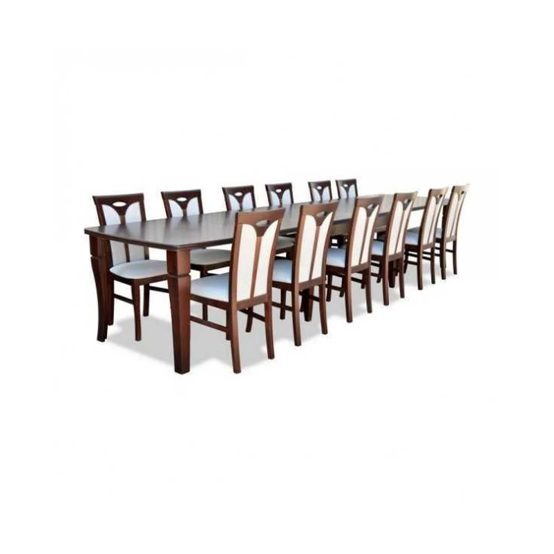 Praplečiamas valgomojo komplektas R111 su medinėmis kojomis