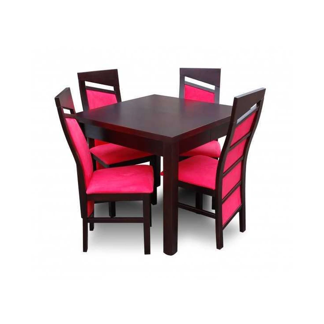 Prailginamas valgomojo komplektas R2 su natūralios medienos kojomis