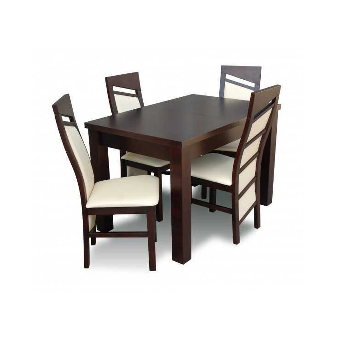 Prailginamas valgomojo komplektas R22 su natūralios medienos kojomis