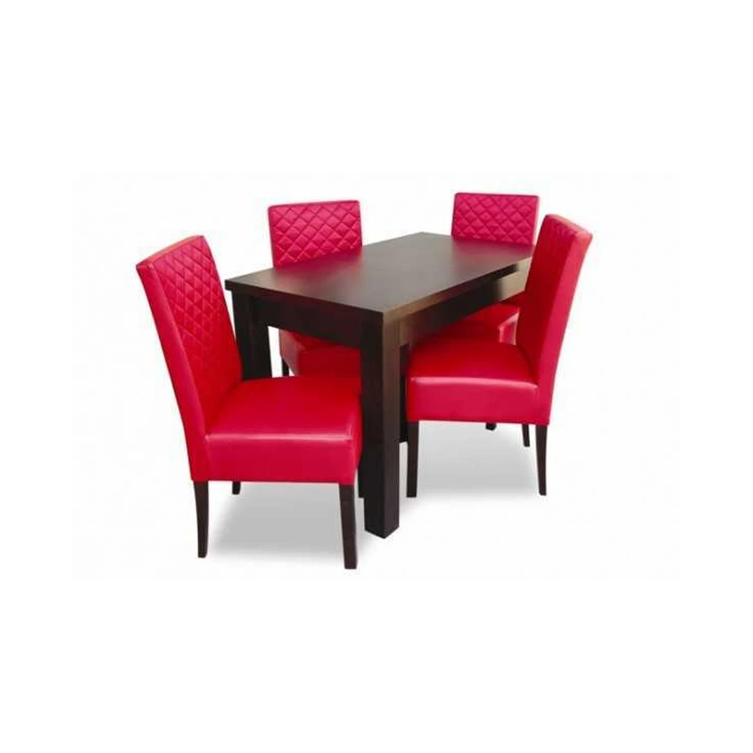 Elegantiškas valgomojo komplektas R23 su wenge spalvos stalu