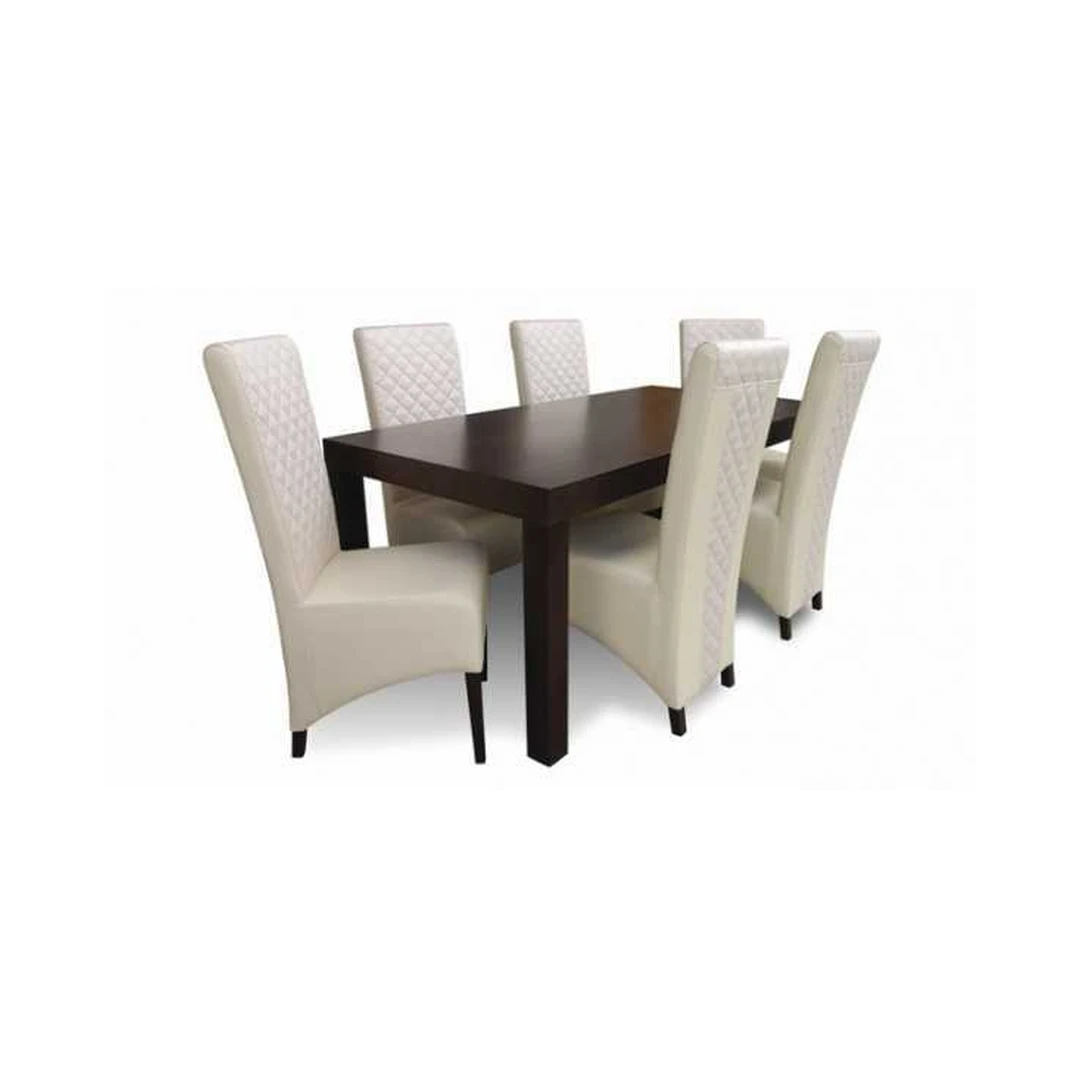 Prašmatnus valgomojo komplektas R43-1 su prailginamu stilingu stilingu stalų