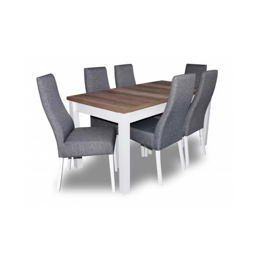 Elegantiškas valgomojo komplektas R63 su prailginamu stalu