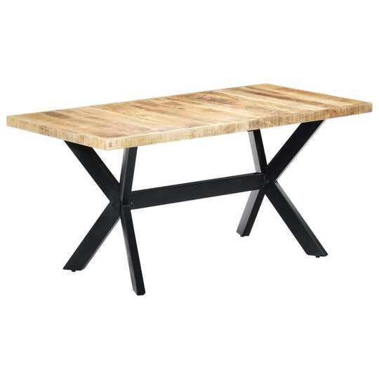 Valgomojo stalas, 160x80x75cm, mango medienos masyvas - Stalai