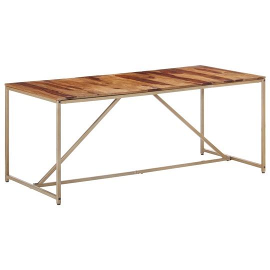 Valgomojo stalas, 180x90x76cm, rausvosios dalbergijos masyvas - Stalai