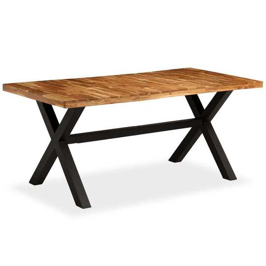 Valgomojo stalas, akacijos ir mango mediena, 180x90x76cm - Stalai