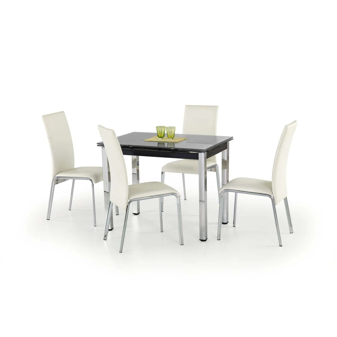 Prailginimo stalas su stiklo plokšte