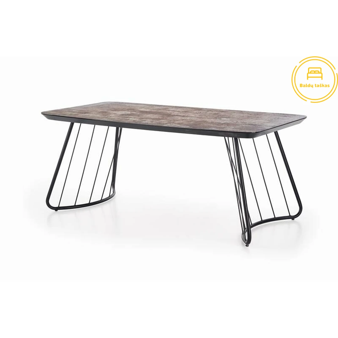 Šiuolaikiška minkšta sofa su funkcionaliu dizainu