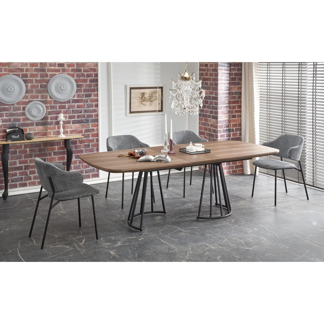 Prašmatnus prailginamasis stalas 180-200 cm