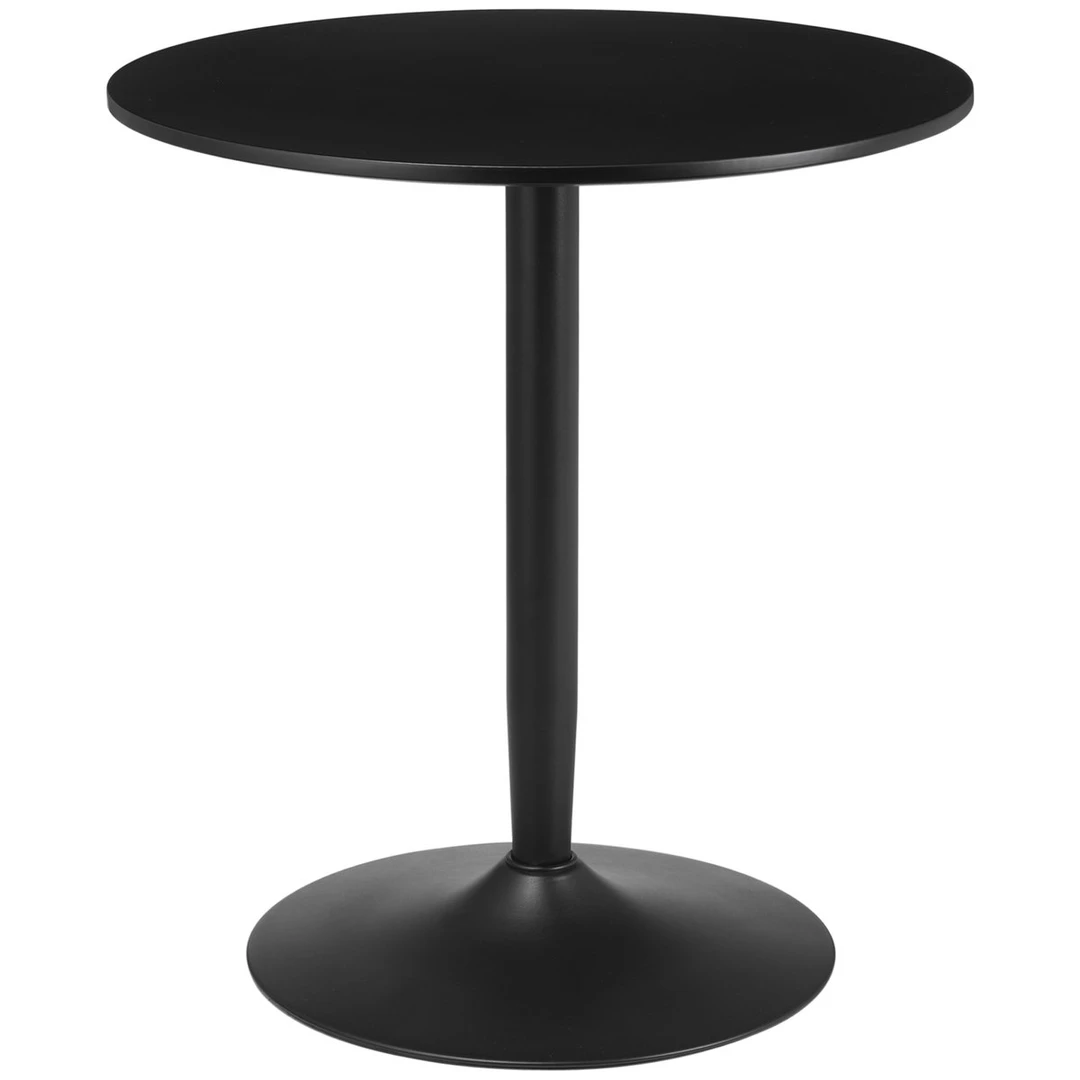 Valgomojo stalas Homcom 70x70x75cm., juodos spalvos - Stalai