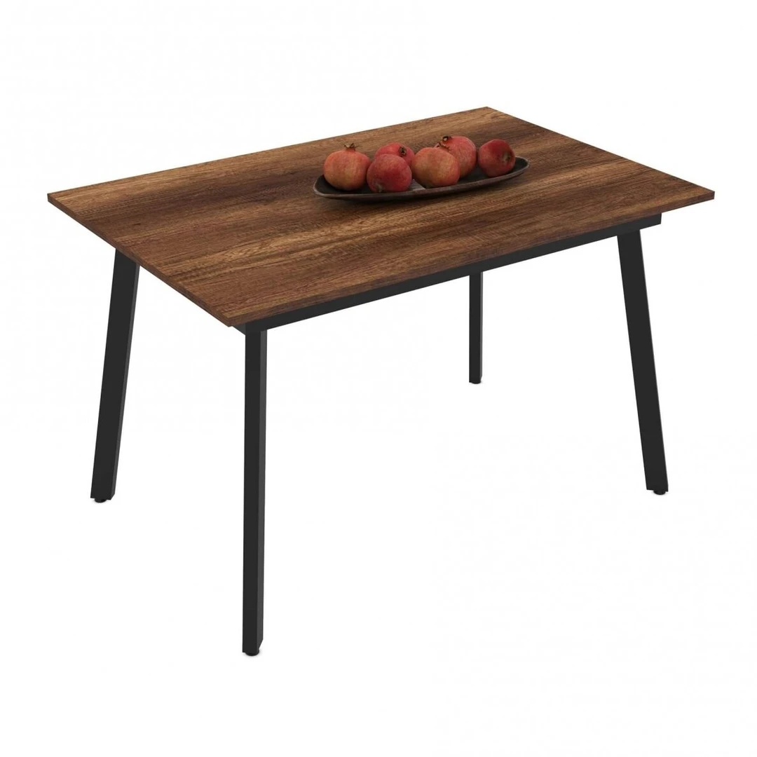 Minimalistinis valgomasis stalas LINI-120 su slankiojančiu mechanizmu