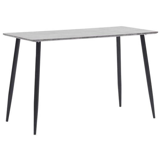 Valgomojo stalas, pilkos spalvos, 120x60x75cm, MDF - Stalai