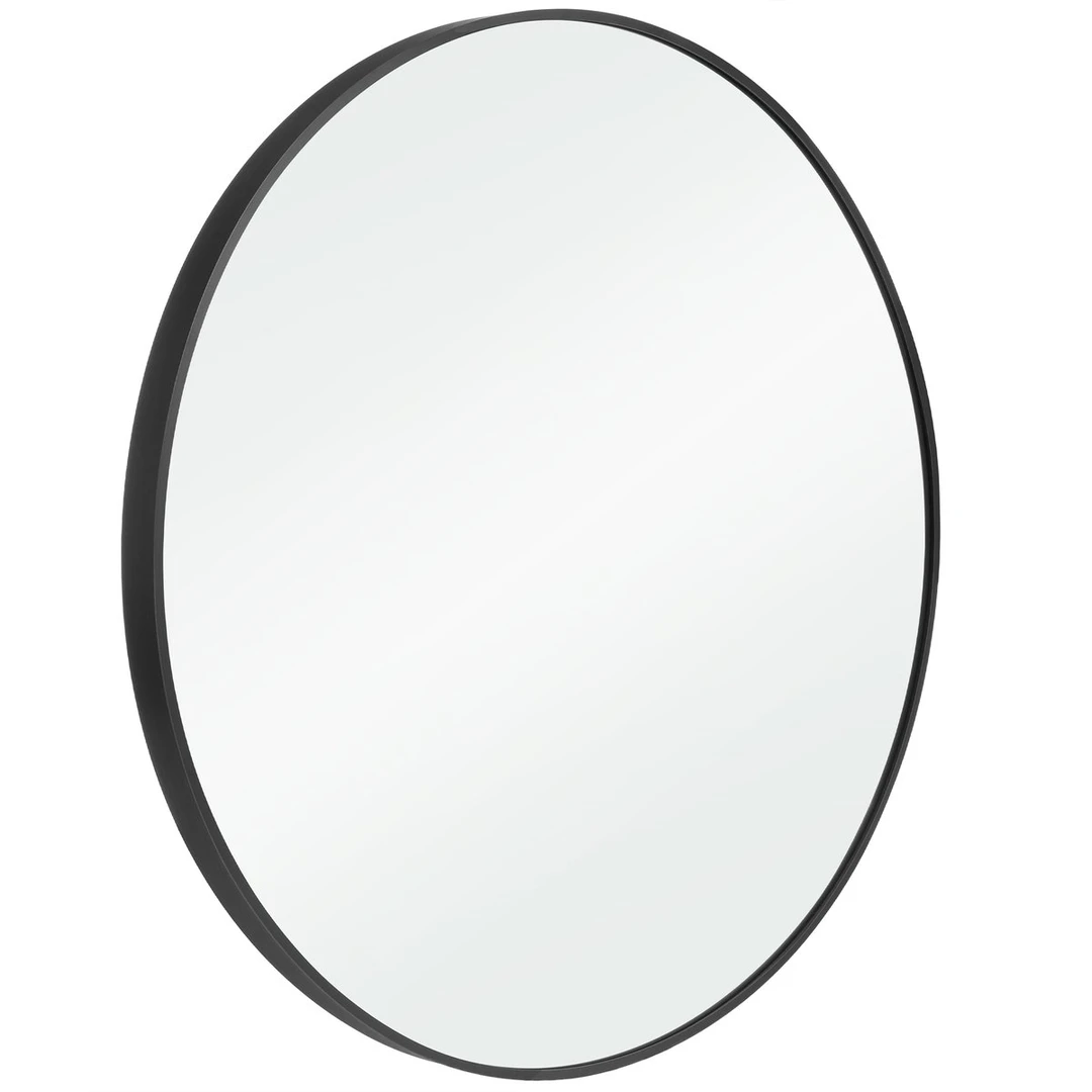 Juodas 61cm veidrodis moderniam interjerui