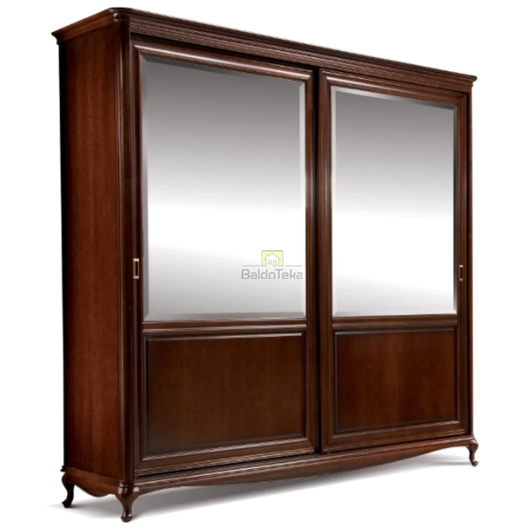 Ergonominė spinta su natūralaus medžio fasadais