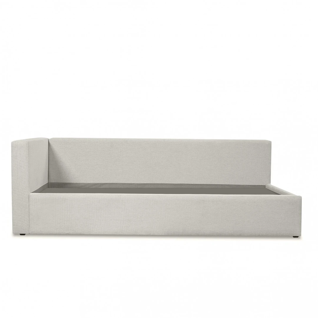 Viengulė lova KRETA – funkcionalumas ir komfortas minimalistiniame dizaine