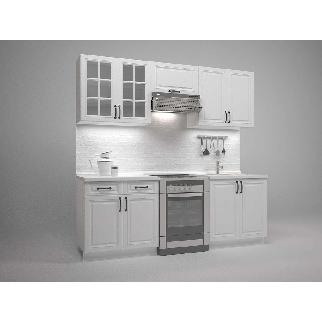 240 cm ilgio stalo komplektas su 28 mm storio stalviršiu