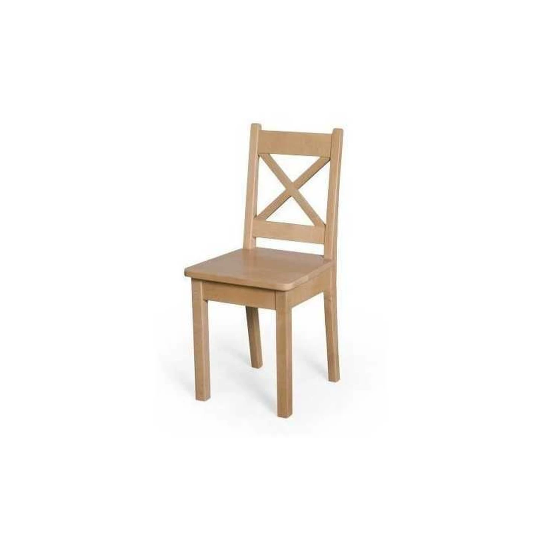Stilinga natūralios medžio virtuvinė kėdė KX